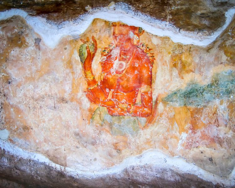 One of the virgins in the Lion Rock, Sri Lanka by Rietje Bulthuis