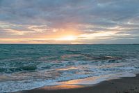 Seascape Irish coast , sunset
