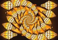 Abstract work in Art Deco style