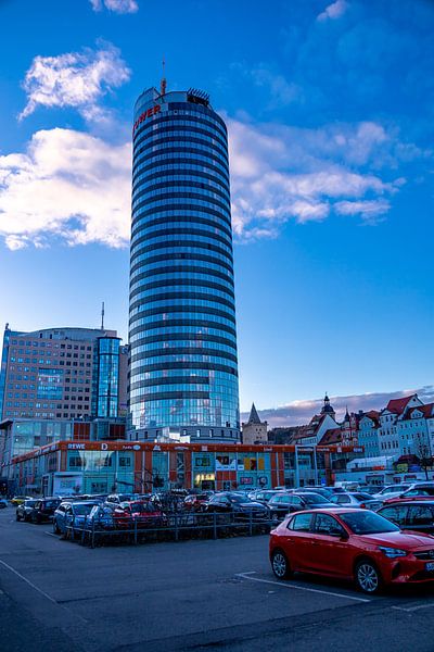 Evening hours on a spring day in the beautiful Saale city of Jena - Thuringia - Germany by Oliver Hlavaty