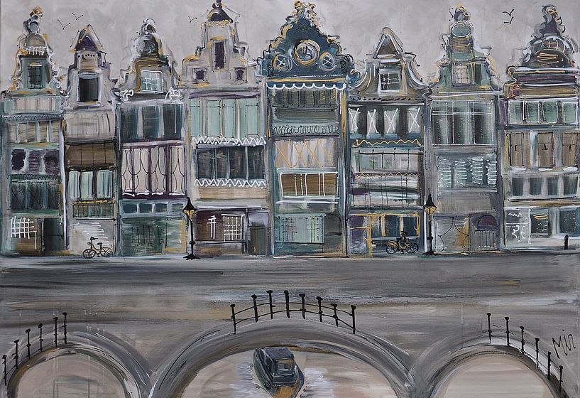 Canals Netherlands by Kunstenares Mir M. Kolkman van der Klip