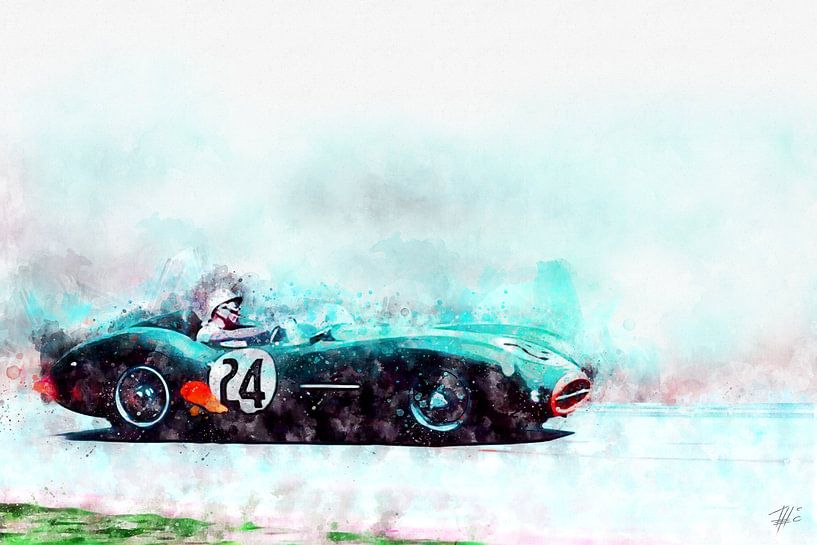 Stirling Moss DBR1 von Theodor Decker