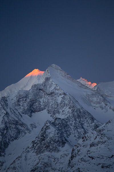 Weisshorn, Bishorn and Brunegghorn by Menno Boermans