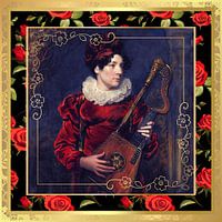 S.F. Remastered Version of Portrait of Kitty Stephens, later Countess of Essex (1794 - 1882) by George Henry Harlow