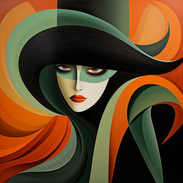 Woman with hat by Black Coffee