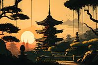 Japan Black and Orange