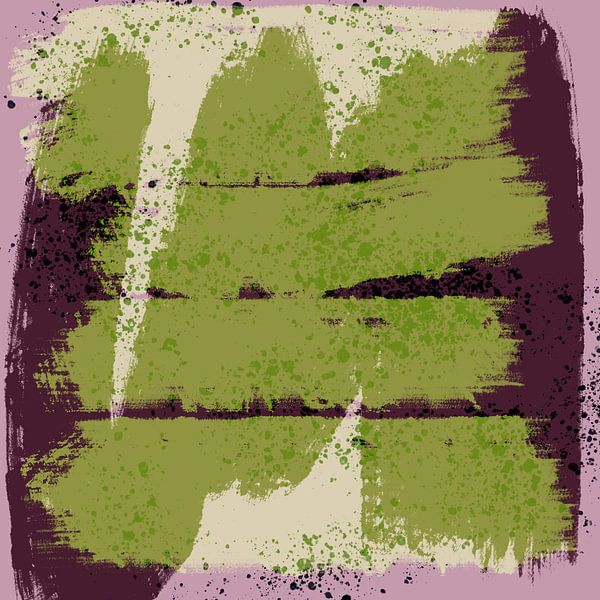 Expressions dynamiques au pastel : Jeu de couleurs abstraites énergiques par Dina Dankers