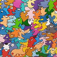 Mosaic of moods - Colorful emotions