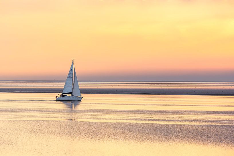 Bateau sur la mer des Wadden par ThomasVaer | Tom Coehoorn