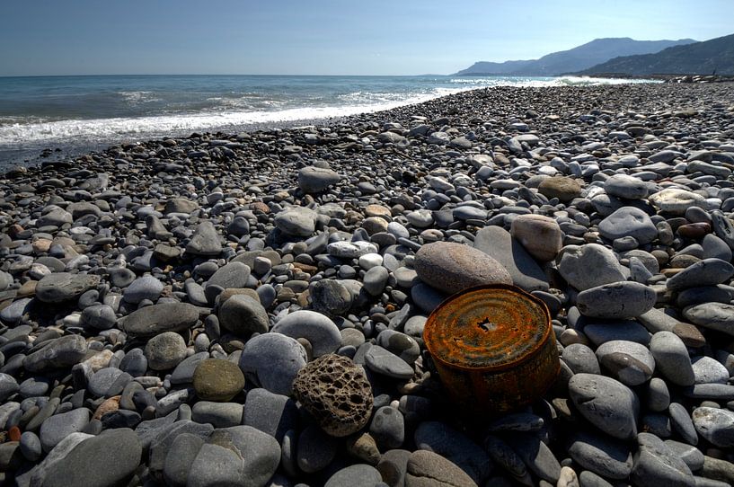 Strand von Ventimiglia von Hans Kool