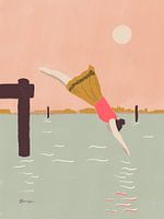 Eintauchen ins Wasser