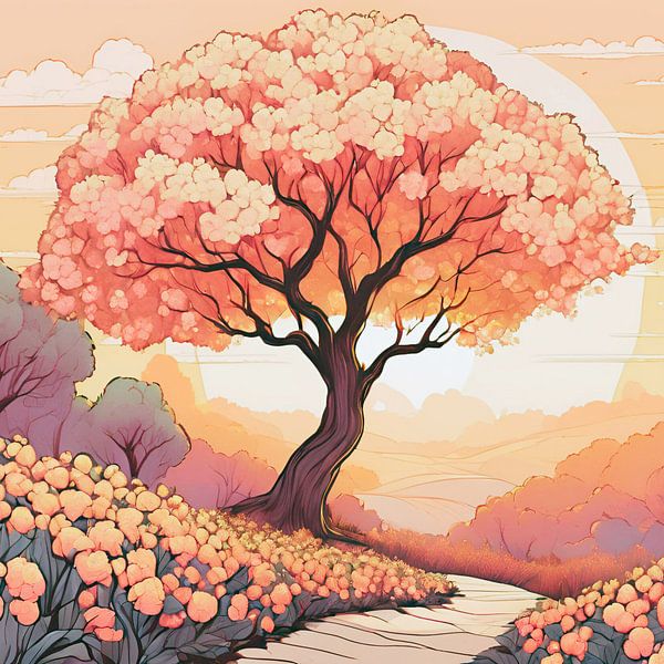 Der Baum des Lebens Gemälde von ComfortQ