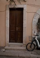 Front door in Kos city, Greek islands