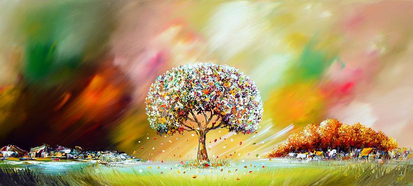 Fantasy Landscape by Gena Theheartofart