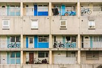 Bikes on Balconies in Edinburgh, Scotland