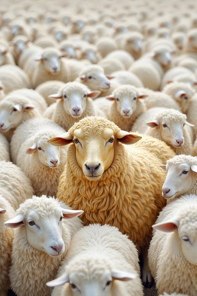 THE GOLDEN SHEEP: The golden sheep that was not made to follow by INFERAURUM