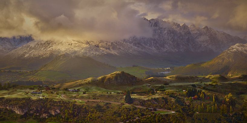 Remarkables and foothills by Keith Wilson Photography