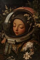 Schlafender Astronaut