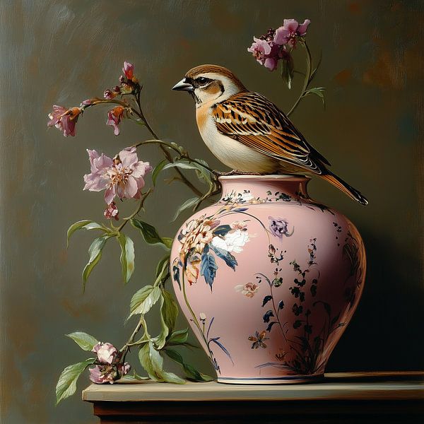 Stilleben des Spatzen von Bianca ter Riet