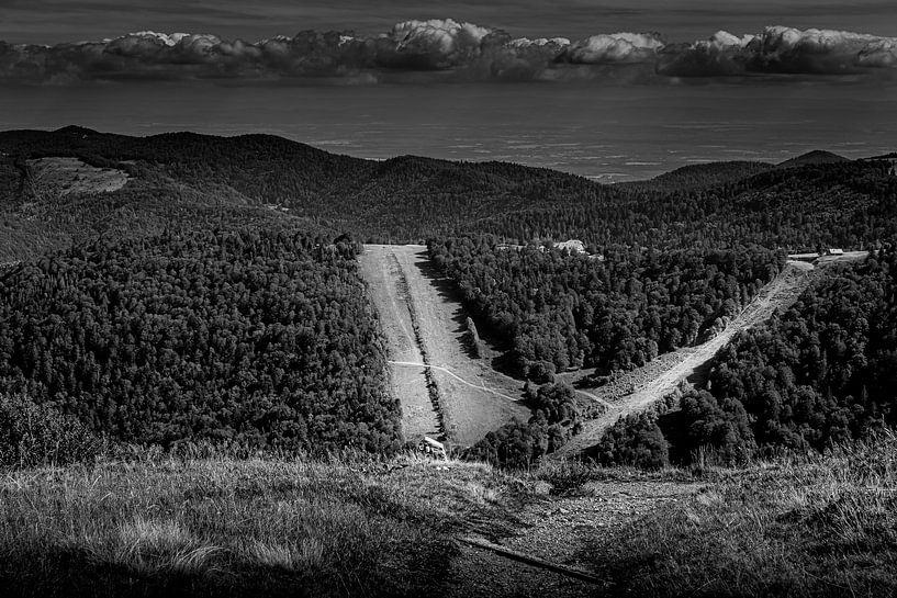 Black and white landscape by Pieter de Kramer