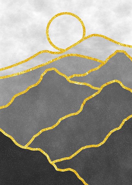 Dunkler Berg von Humane