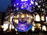 Christmas Kohlmarkt in Braunschweig with "Haus zum Stern"