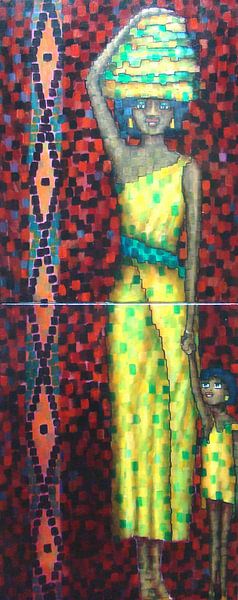 Afrikanische Mutter von Janny Heinsman