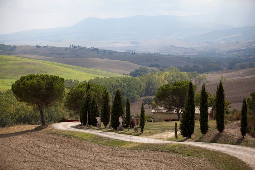 Toskanische Landschaft von Kees van Dun
