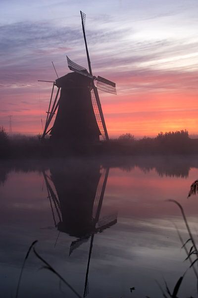 Mills at sunrise by Andrea Ooms