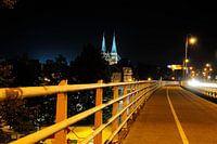 Deventer : église de montagne depuis le pont Wilhelmina