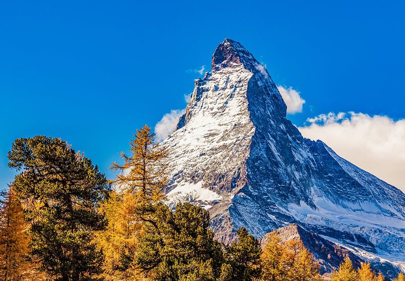 Le Cervin dans le canton du Valais en Suisse par Werner Dieterich