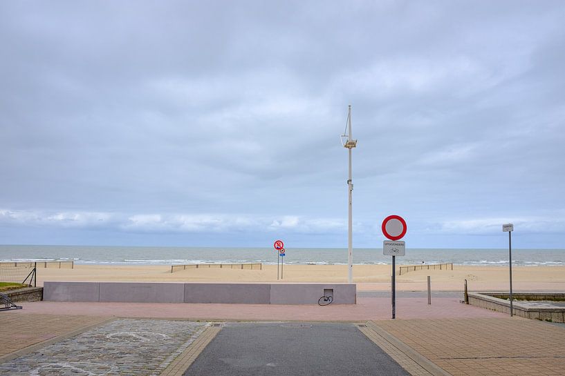 Digue de mer de Koksijde par Johan Vanbockryck