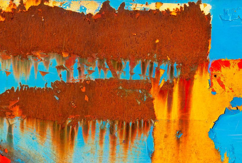 bunter Rost und abblätternde Farbe von Corrie Ruijer