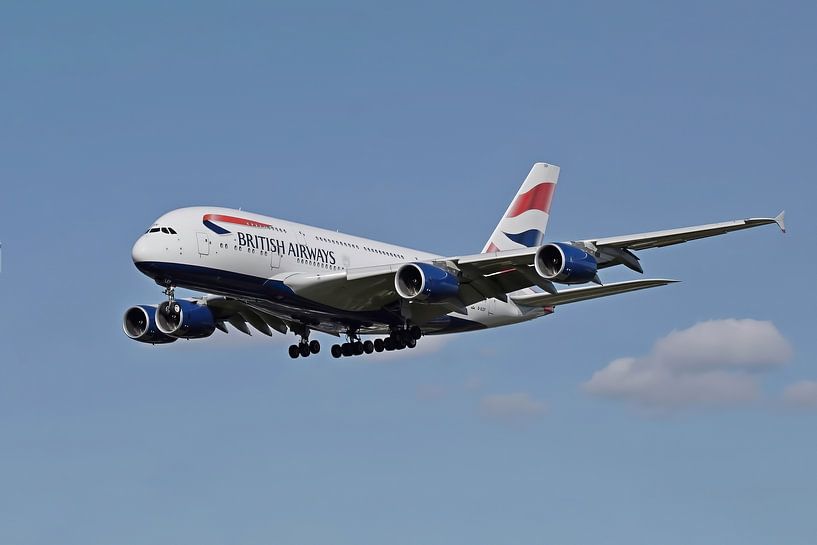 Airbus A380, British Airways von Gert Hilbink