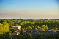 Hete lucht ballonen boven Breda