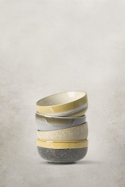 Stacked ceramics by Color Square
