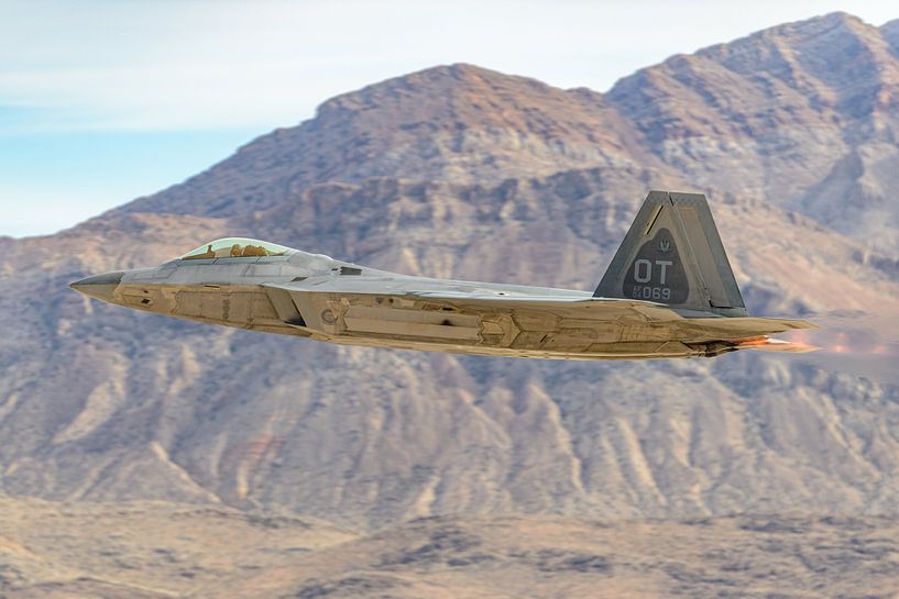 Start U.S. Air Force Lockheed Martin F-22 Raptor. von Jaap van den Berg