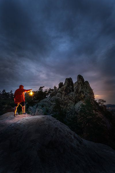 Les armoiries de Hambourg la nuit par Marc-Sven Kirsch