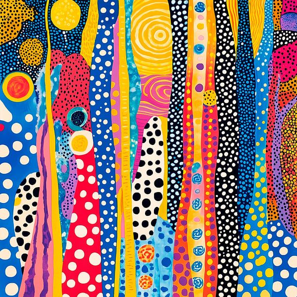 Inspired by Yayoi Kusama by Harry Hadders Design