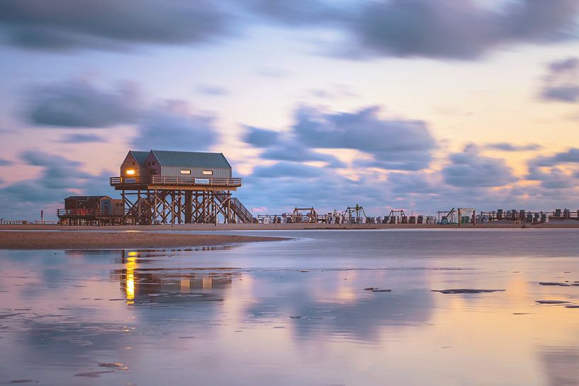 St. Peter-Ording in the twilight by Florian Kunde