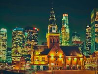 Dämmerung in Alkmaar City