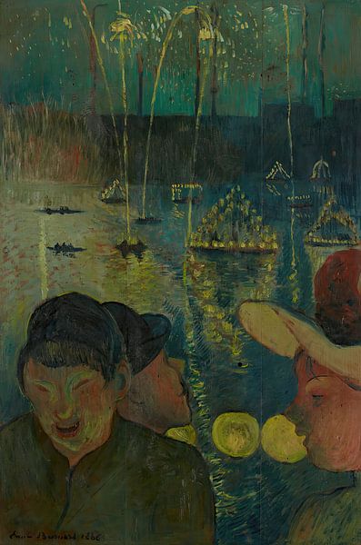 Emile Bernard - Fête de la nuit (1888) par Peter Balan