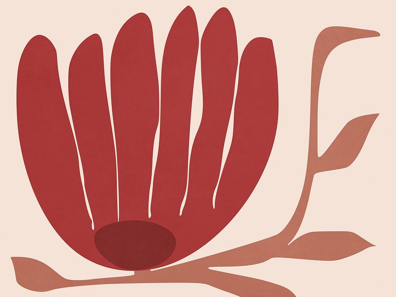 Flower of Mars - Red by Georgia Chagas