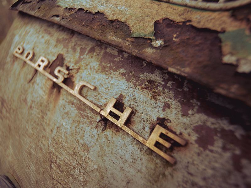 Porsche Oldtime Verroest van Art By Dominic