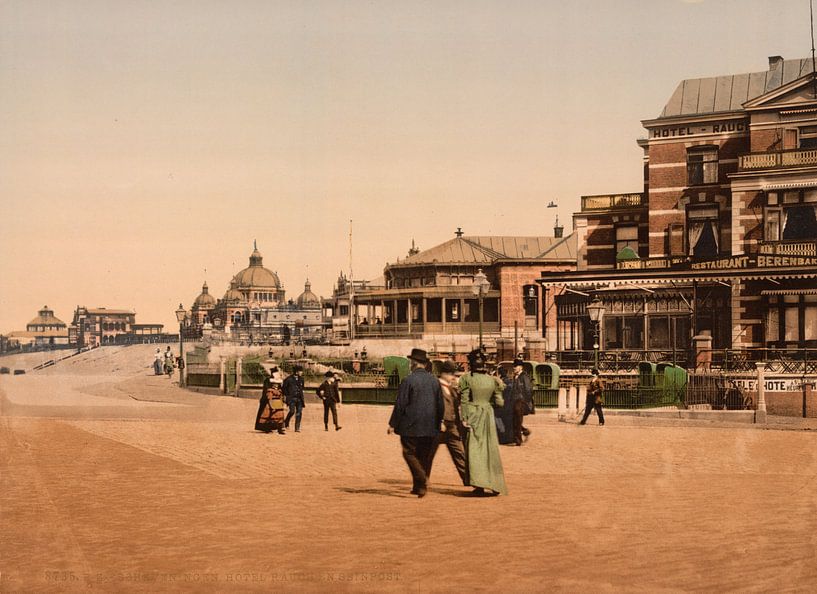 Hotel Rauch, Scheveningen von Vintage Afbeeldingen