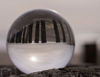 Golfbreker op zijn kop.