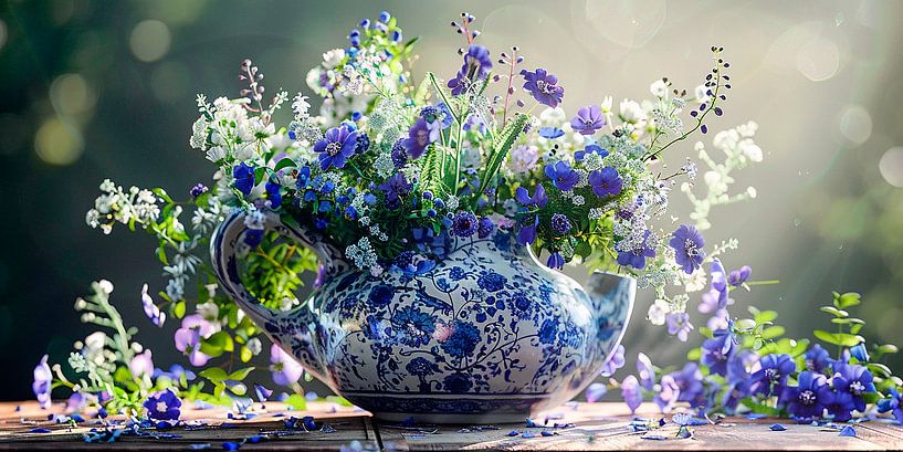 Summery bouquet for indoors and outdoors. by Hetty Lamboo