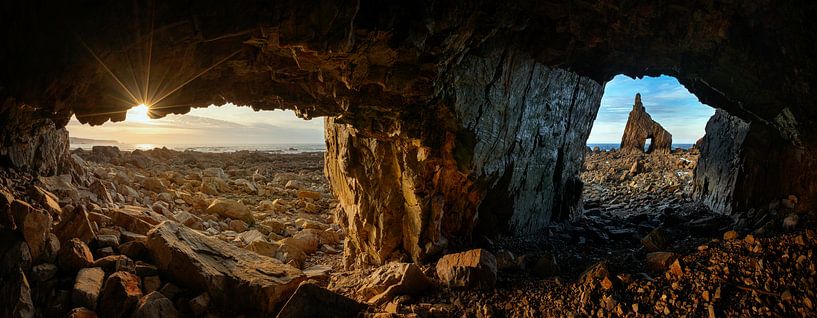 Panorama of Playa de Campiecho par Wojciech Kruczynski