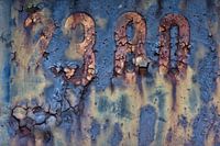 Industriekunst in Nahaufnahme: Verwitterte Waggon-Details