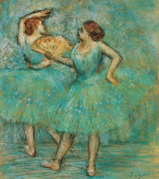 Edgar Degas. Deux danseurs par 1000 Schilderijen
